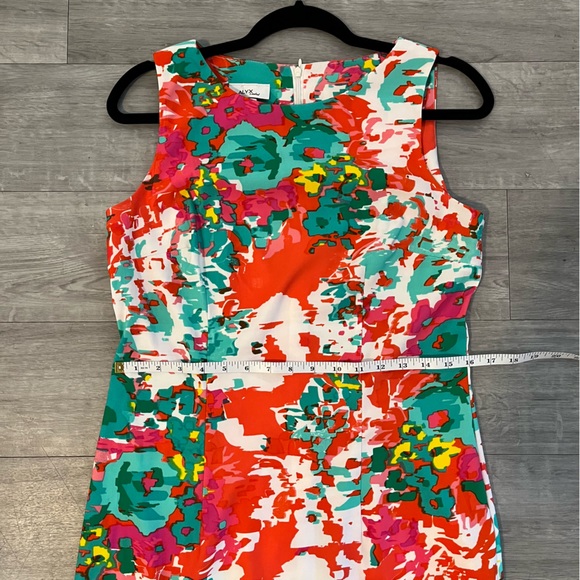 Alyx Limited Colorful, Floral Work Dress - Picture 10 of 12